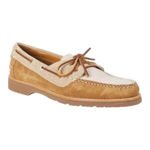 Brand New G.H. Bass & Co. Mens Hampton Tonal Colorblocked Suede Boat Shoes Sz 12
